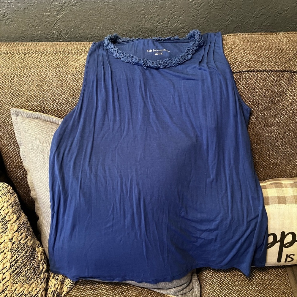 Soft Surroundings Royal Blue Tank Top​​